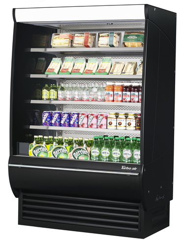Turbo Air TOM-48DXB-SP(-A)-N 48" Open Air Merchandiser