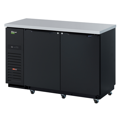 Turbo Air TBB-2SBD-N6 58 3/4" Solid Door Back Bar Cooler