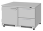 Turbo Air PUR-48-D2R(L)-FB-N 48 1/4" Solid Door Undercounter Refrigerator