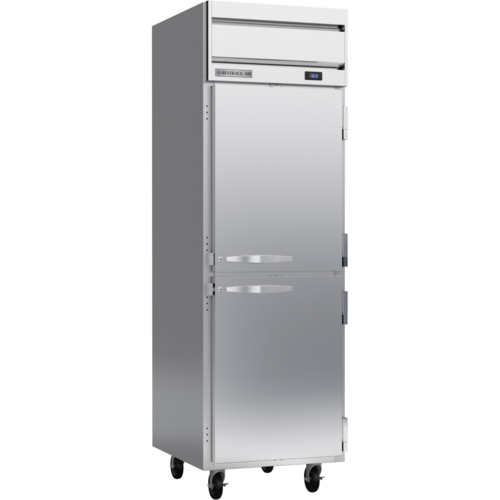 Beverage-Air HR1HC-1HS 26" 1 Section Solid Door Reach-In Refrigerator