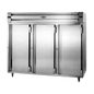 Utility Refrigerator R-75-SS-6S-D 75" Solid Door Reach-In Refrigerator