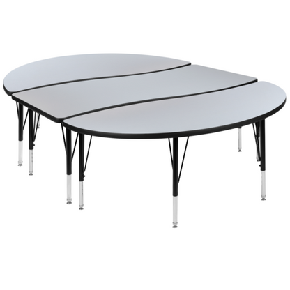 Flash Furniture XU-GRP-A3060CON-60-GY-T-P-GG 60" Dining Table