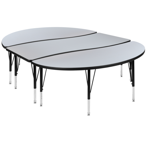 Flash Furniture XU-GRP-A3060CON-60-GY-T-P-GG 60" Dining Table