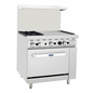 Atosa AGR-2B24GR-NG 36" 2 Burner Gas Restaurant Range