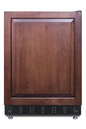 Summit CT66BK2SSRSIF 23 5/8" Solid Door Reach-In Refrigerator Freezer