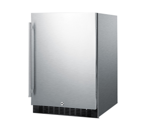 Summit FF64BCSS 23 5/8" Solid Door Undercounter Refrigerator