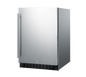 Summit FF64BCSS 23 5/8" Solid Door Undercounter Refrigerator
