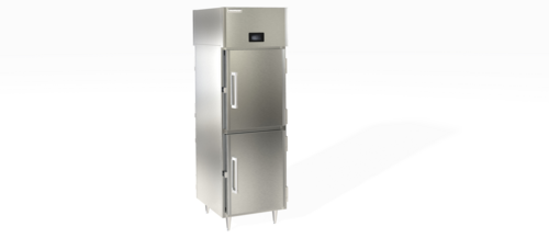 Delfield DSLRPT1-SH 26 1/2" Solid & Glass Door Pass-Thru Refrigerator