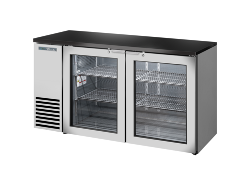 True TBB24-60-2G-Z1-BST-S-1 60 1/8" Back Bar Cooler