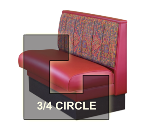 DM Seating DBS-486-34 Booth