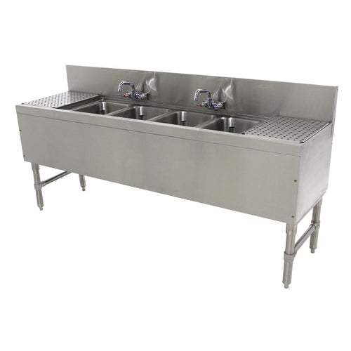 Advance Tabco PRB-19-84C 96" Underbar Sink