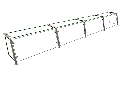 Hatco EP21-13212 132" Sneeze Guard