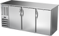 Beverage-Air BBN72HC-PT-S 72" Solid Door Back Bar Cooler