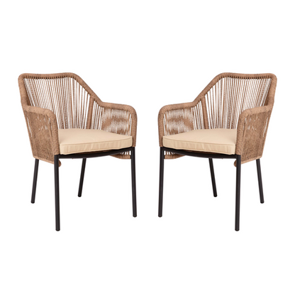 Flash Furniture SDA-AD892006-NAT-2-GG 22" Patio Chair