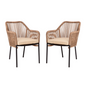 Flash Furniture SDA-AD892006-NAT-2-GG 22" Patio Chair