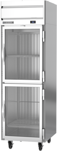 Beverage-Air HRS1HC-1HG 26" 1 Section Glass Door Reach-In Refrigerator
