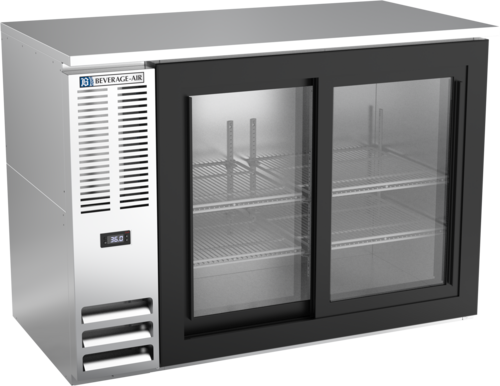 Beverage-Air BBN48HC-F-GS-S 48" Glass Door Back Bar Cooler
