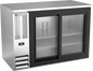 Beverage-Air BBN48HC-F-GS-S 48" Glass Door Back Bar Cooler