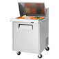 Turbo Air MST-28-12-N 27 1/2" 1 Door 12 Pan Mega Top Sandwich / Salad Prep Table