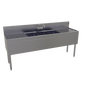 Glastender TSA-72-S 72" Underbar Sink