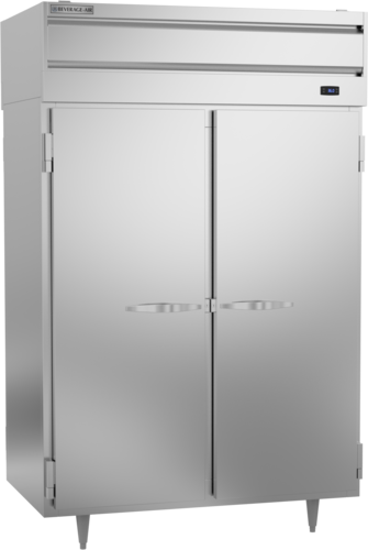 Beverage-Air PRD2HC-1AS 52 1/8" 2 Section Solid Door Pass-Thru Refrigerator