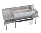 Krowne KR24-W66B-10 66" Underbar Ice Bin / Cocktail Station