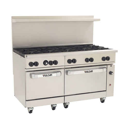Vulcan 60SS-10BP-QS-PLATINUM 60" 10 Burner Gas Restaurant Range
