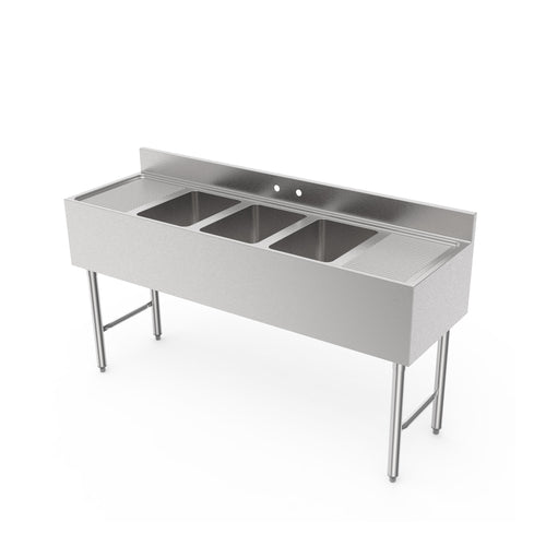 GSW SE10143D60B 60" Underbar Sink
