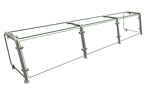Hatco EP21-09615 96" Sneeze Guard
