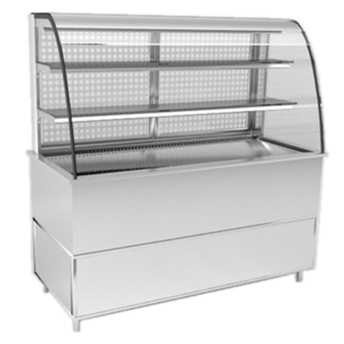 RPI VIAS4-27-R-CV-SC-INS 57 1/8" Refrigerated Display Case