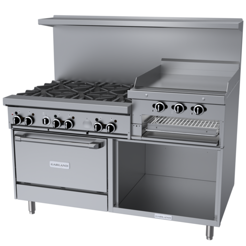 Garland GFE60-6R24CS 60" Gas Restaurant Range