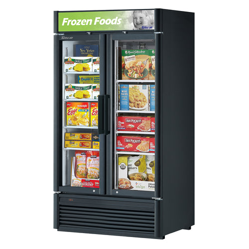Turbo Air TGF-35SD-N 39 1/2" 2 Section Freezer Merchandiser
