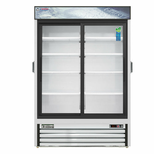 Everest EMGR48C 53 1/8" 2 Section Refrigerated Merchandiser