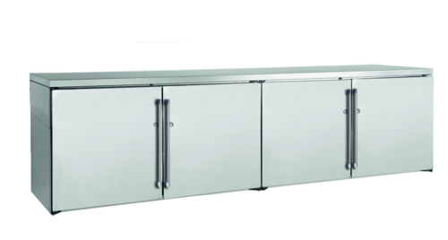 Perlick BBR96 96" Solid Door Back Bar Cooler
