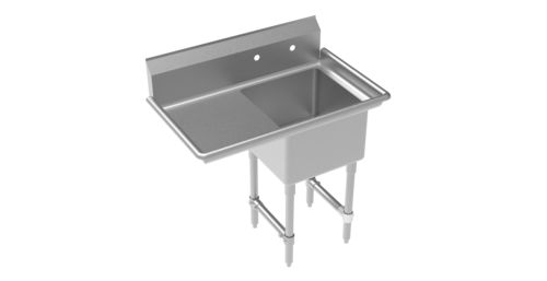 Krowne CS-1818-L-LF 40" Compartment Sink