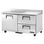 True TWT-60D-2-HC 60 3/8" 1 Door Worktop Refrigerator