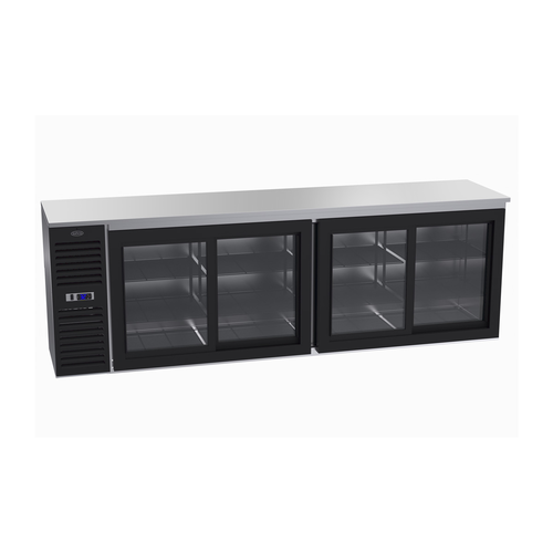 Krowne SD108 108" Glass Door Back Bar Cooler