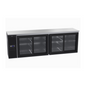 Krowne SD108 108" Glass Door Back Bar Cooler