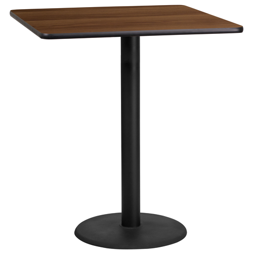 Flash Furniture XU-WALTB-3636-TR24B-GG Dining Table