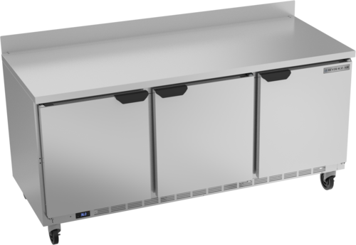 Beverage-Air WTR72AHC 72" 3 Doors Worktop Refrigerator