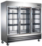 Entree ERB3X-G-SI 80 7/8" Solid Door Reach-In Refrigerator