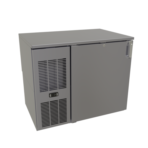 Glastender C1FL36 36" Solid Door Back Bar Cooler