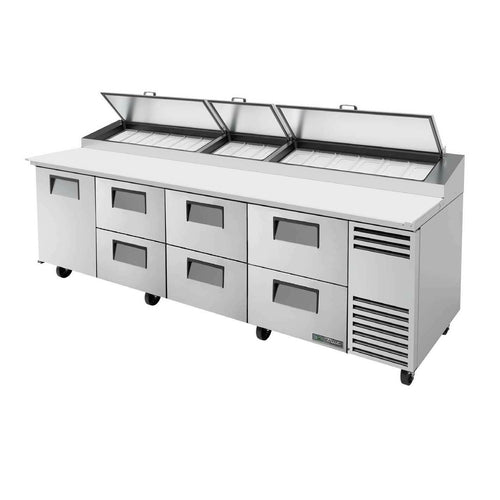 True TPP-AT-119D-6-HC 119 1/4" 1 Door Pizza Prep Table