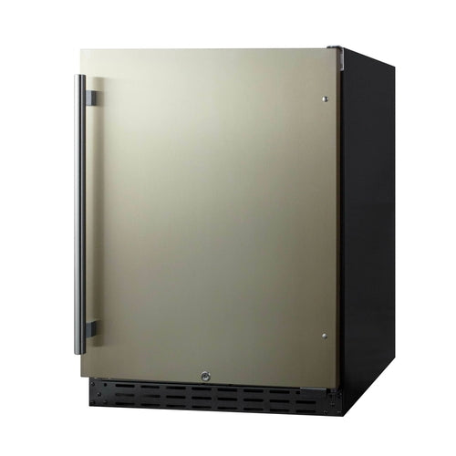 Summit AL55 23 1/2" Solid Door Undercounter Refrigerator