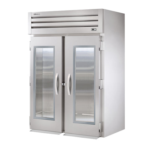 True STR2RRI-2G-HC 68" 2 Section Glass Door Roll-In Refrigerator