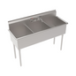 Krowne BS-1818-3 66" Compartment Sink