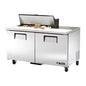 True TSSU-60-10-HC 60 3/8" 2 Doors 12 Pan Sandwich / Salad Prep Table
