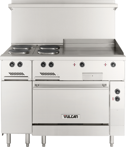 Vulcan EV48S-4FP24G240 48" Electric Restaurant Range