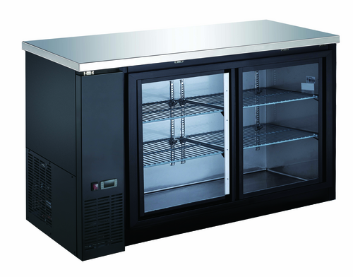 Entree EBB60-24GYX 60 3/4" Solid Door Back Bar Cooler