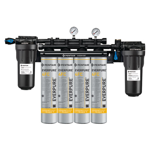 Everpure HIGH FLOW CSR QUAD - 4FC 34" Water Filtration System